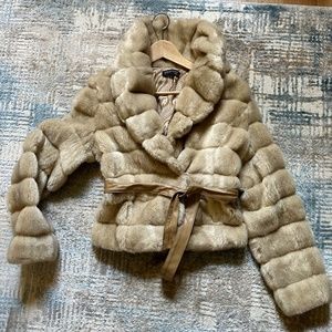 Petite S Ideology Faux Fur Jacket Gorgeous